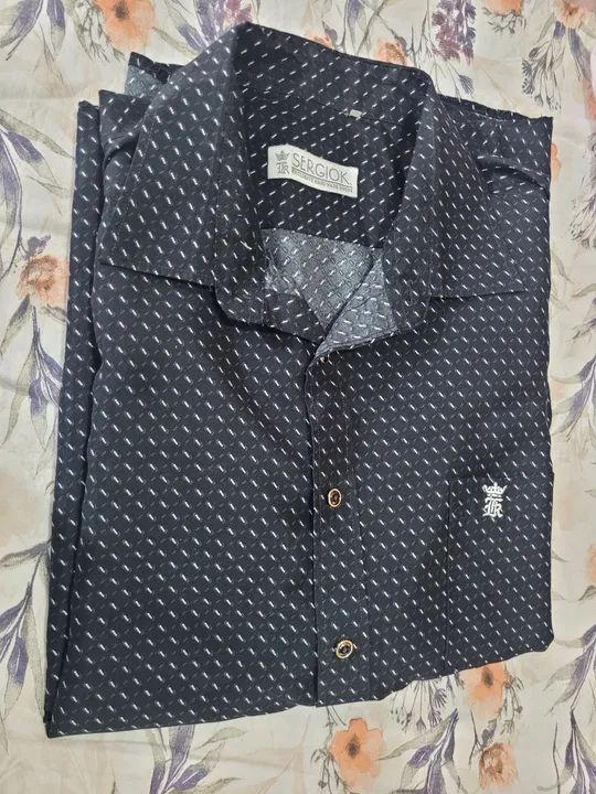 Camisa Social Masculina Manga Longa Preta - Estilo Elegante - Foto 2