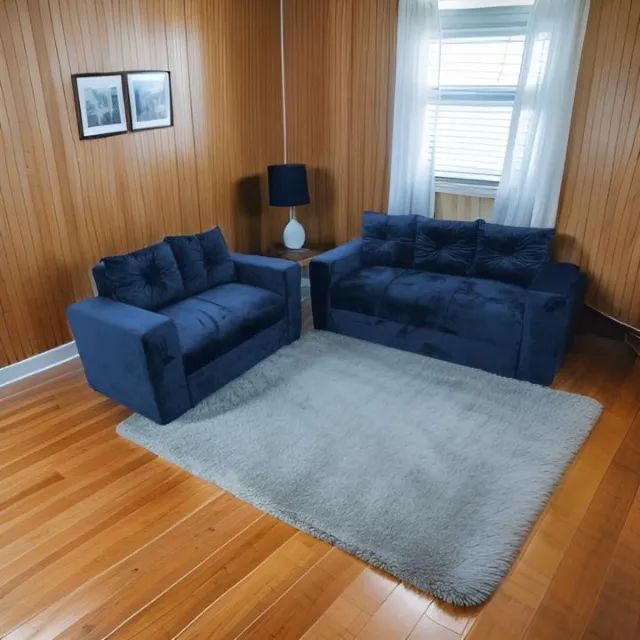 Conjunto de Sofá 2 e 3 Lugares - Clássico e Espaçoso