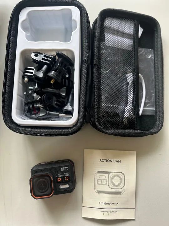 Câmera de Ação Esportiva 4K com Acessórios - Foto 5