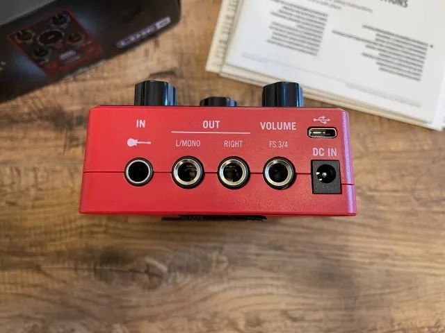 Line 6 POD Express Guitar - pedaleira - impecável na caixa - Foto 5