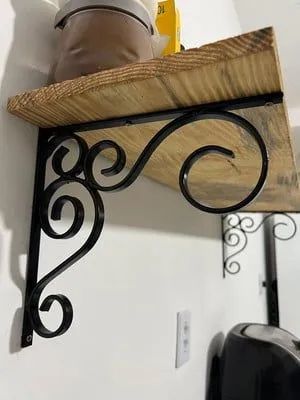 Promo | 30x30 Mão Francesa| casa decoração Ferro Móveis industriais  - Foto 3