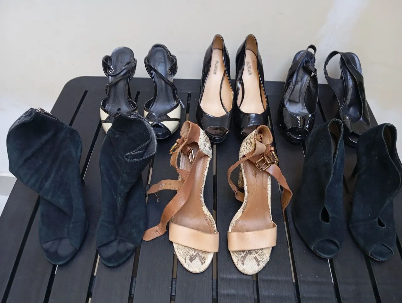 Sapatos diversos Tam 36 Corello  (6 pares)