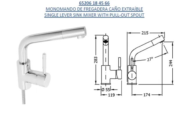 Torneira Para Cozinha - Genebre - Foto 3