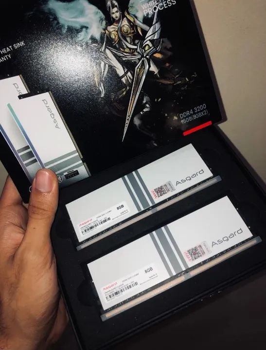 Memória Ram Asgard Valkyrie DDR4 3200mhz RGB (2x8gb) 16g Kit