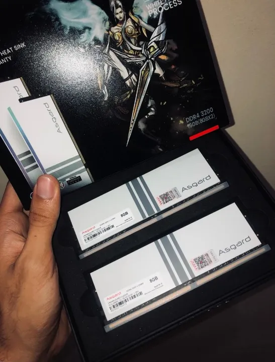 Memória Ram Asgard Valkyrie DDR4 3200mhz RGB (2x8gb) 16g Kit Lacrado