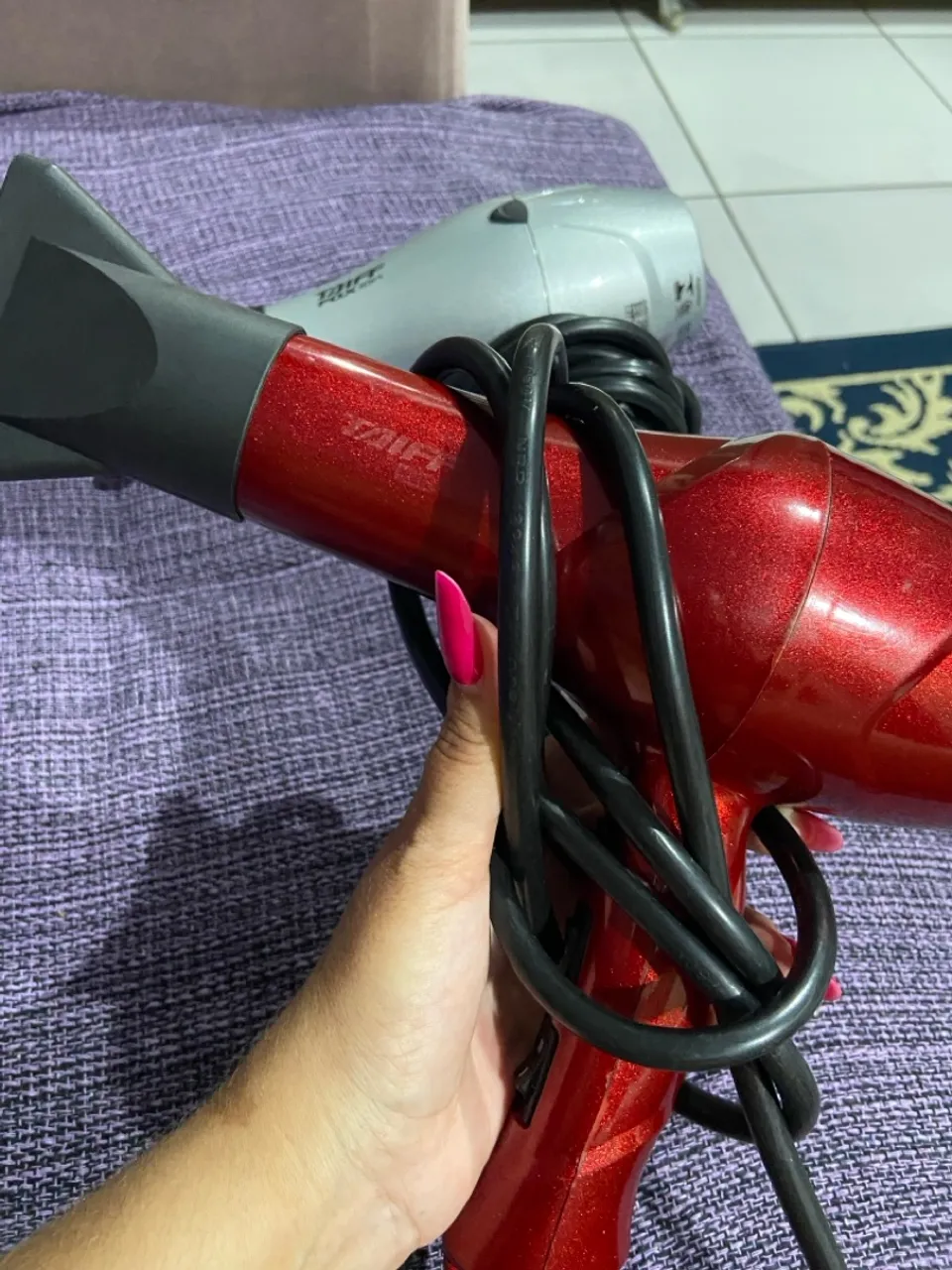 Secador de Cabelo Taiff Vermelho
