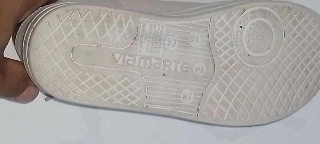 Tênis Bege VM Arte - Foto 4