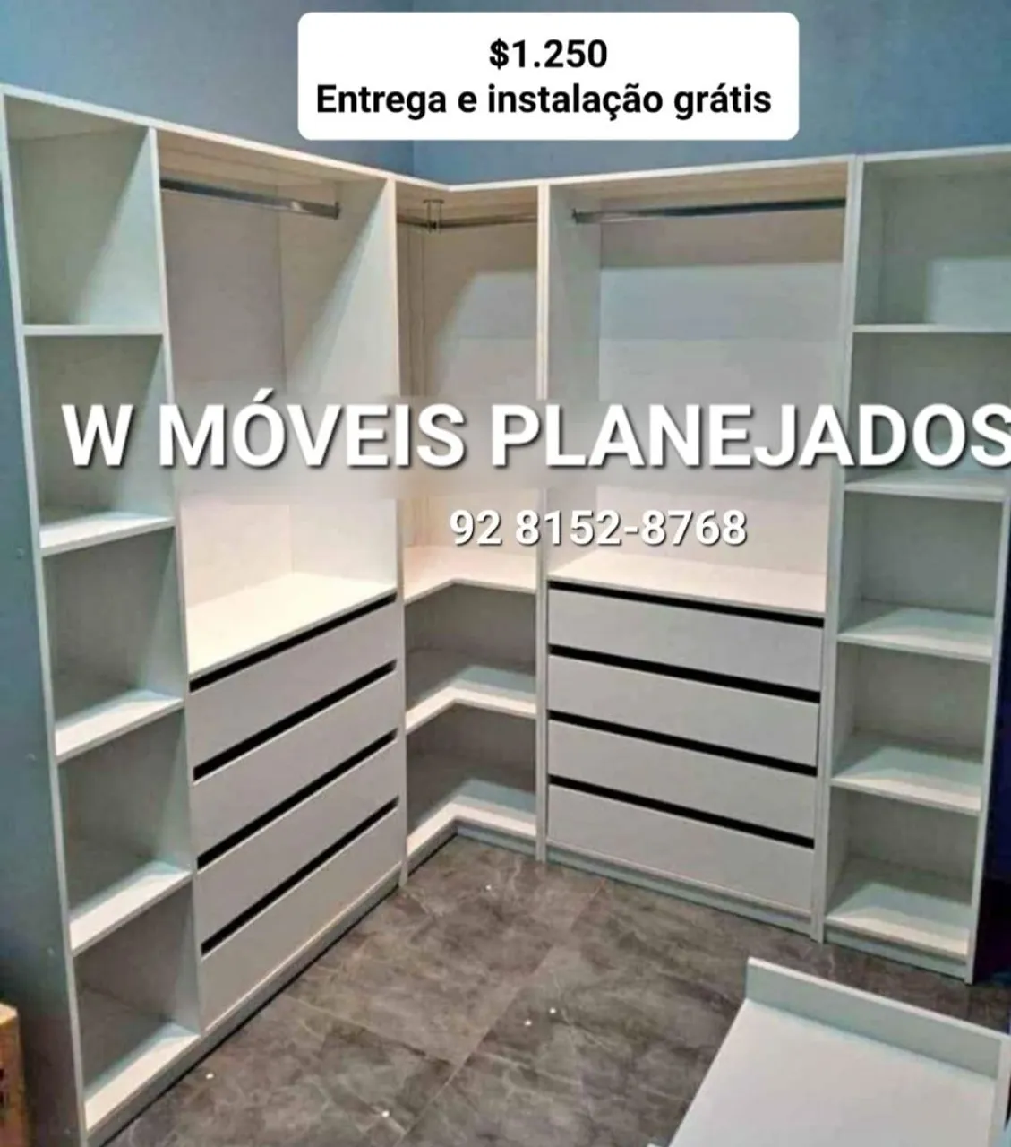 Closet Modelos em L todos Disponíveis