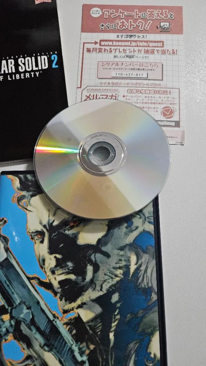 Metal Gear solid 2 Sons Of Liberty Ps2 original Japonês - Jogos de