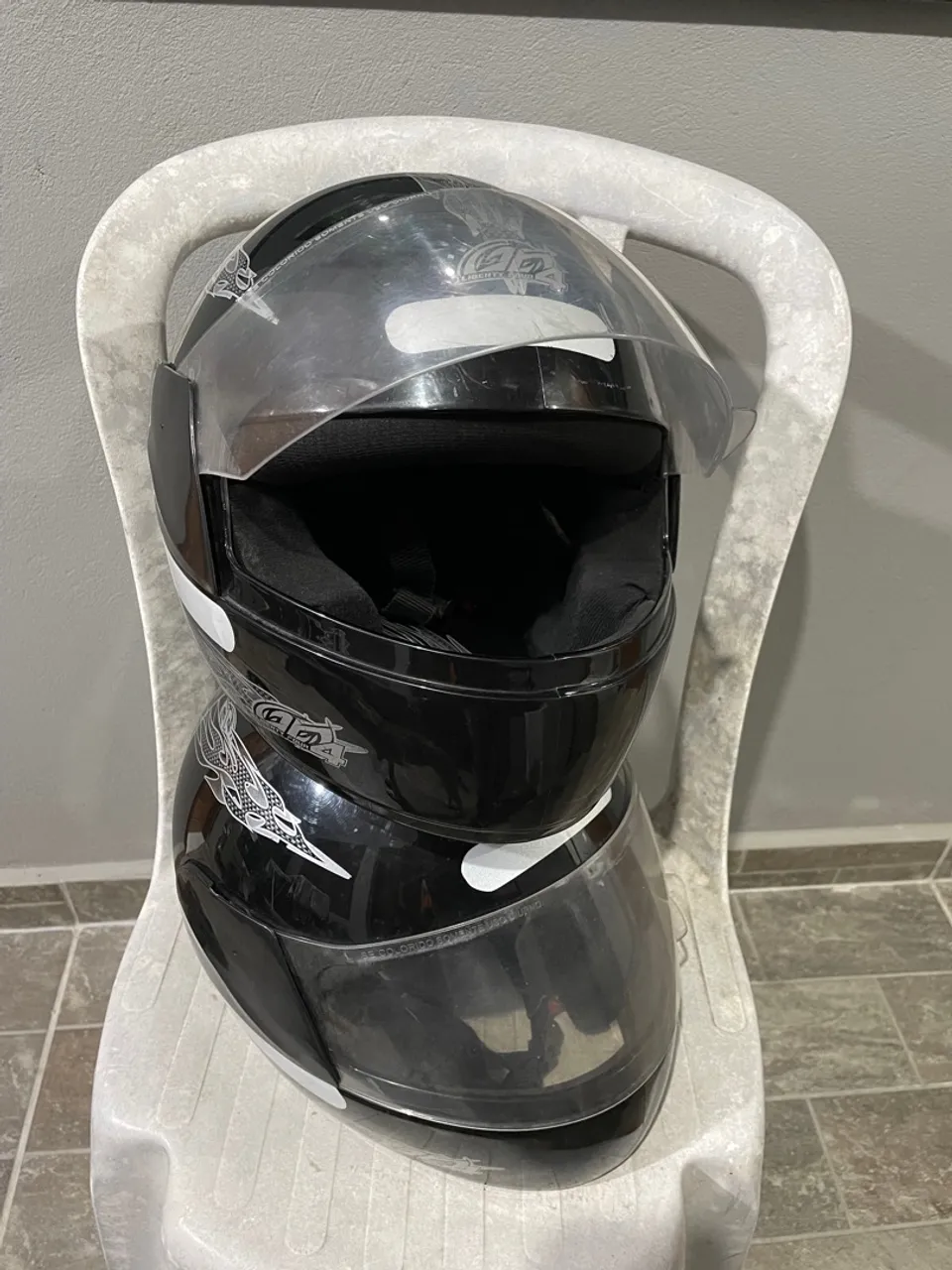 Capacete de Moto pro tork TAM 58 os dois