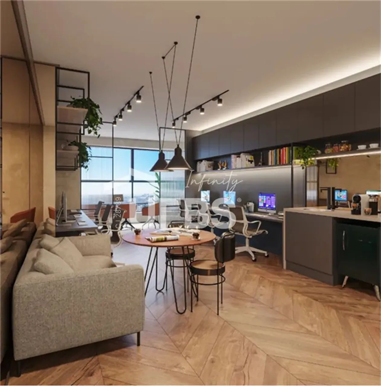 Sala comercial no WTC, 57,54m², banheiro, 2 vagas rotativas, 22º, 8 elevadores sociais e 1 - Foto 2