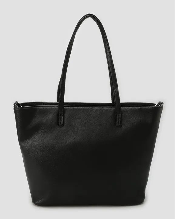 Bolsa de Ombro Preta - Satinato