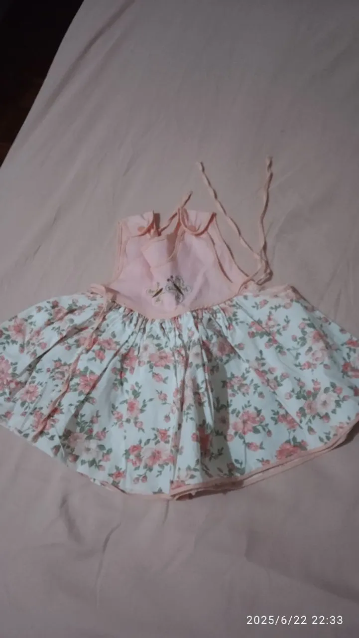 Vestido Infantil Floral Delicado
