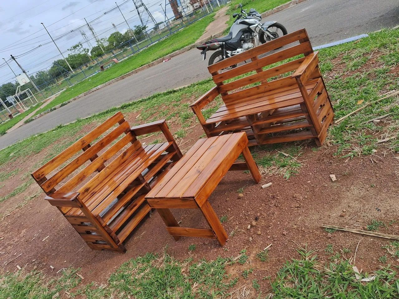 Jogo 03 peças ! Feito com pallet