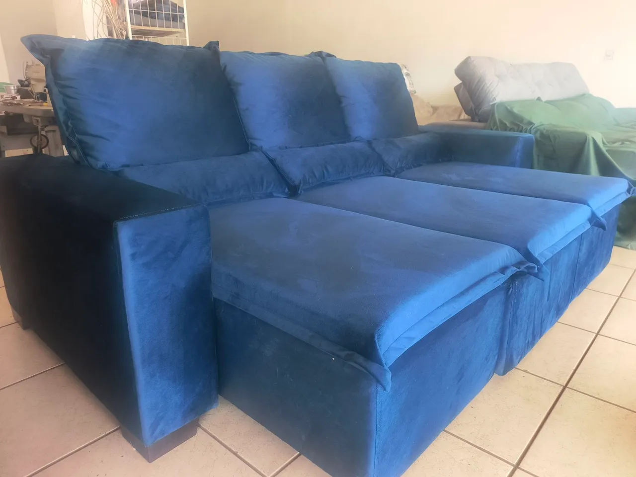 Sofa retrátil e reclinável Pronto entrega