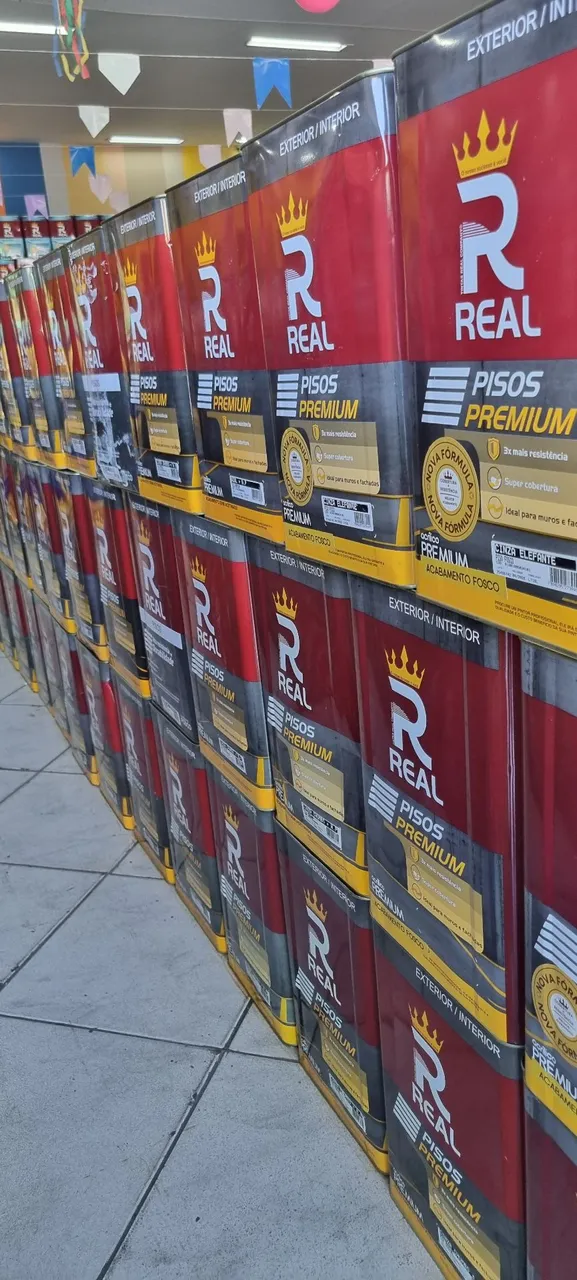 Tinta Real Pisos Premium - Cores Variadas