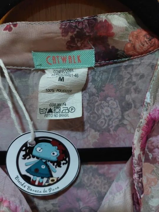 Blusa de viscose floral - Foto 2