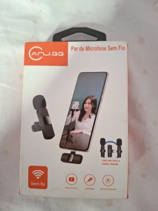 Microfone lapela semi-novo - Foto 3