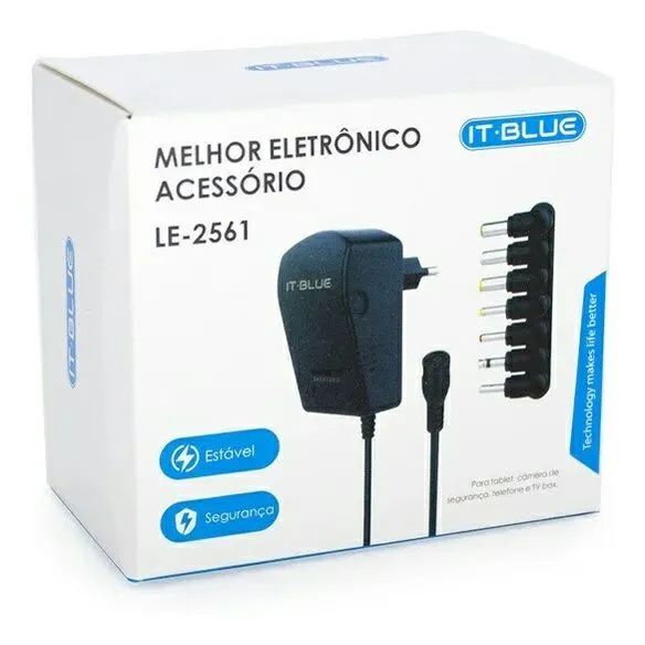 Fonte de Alimentação Multi Plugues 110V/220V Bivolt 12V 9V 5V + 8 Pontas - Foto 3