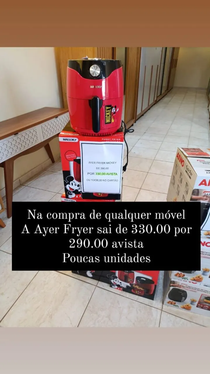Air Fryer Mickey Mallory 3,2L - 290,00