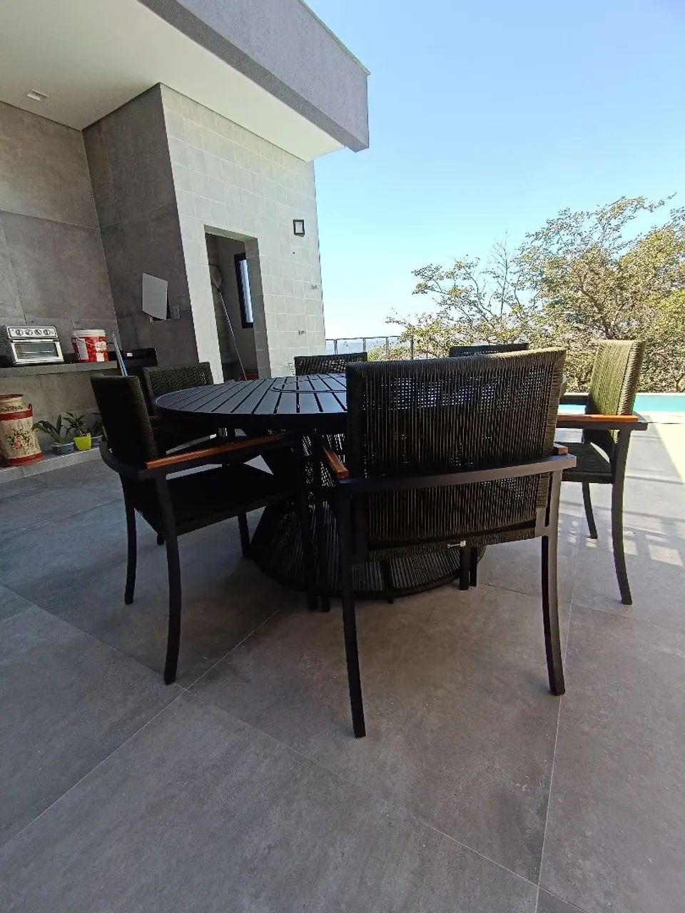 Conjunto de Mesa e Cadeiras para Jardim - Estilo Moderno - Foto 4