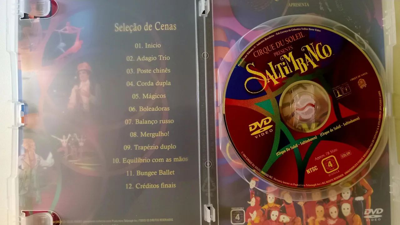 Kit Dois DVDs Cirque Du Soleil  Originais  - Foto 3