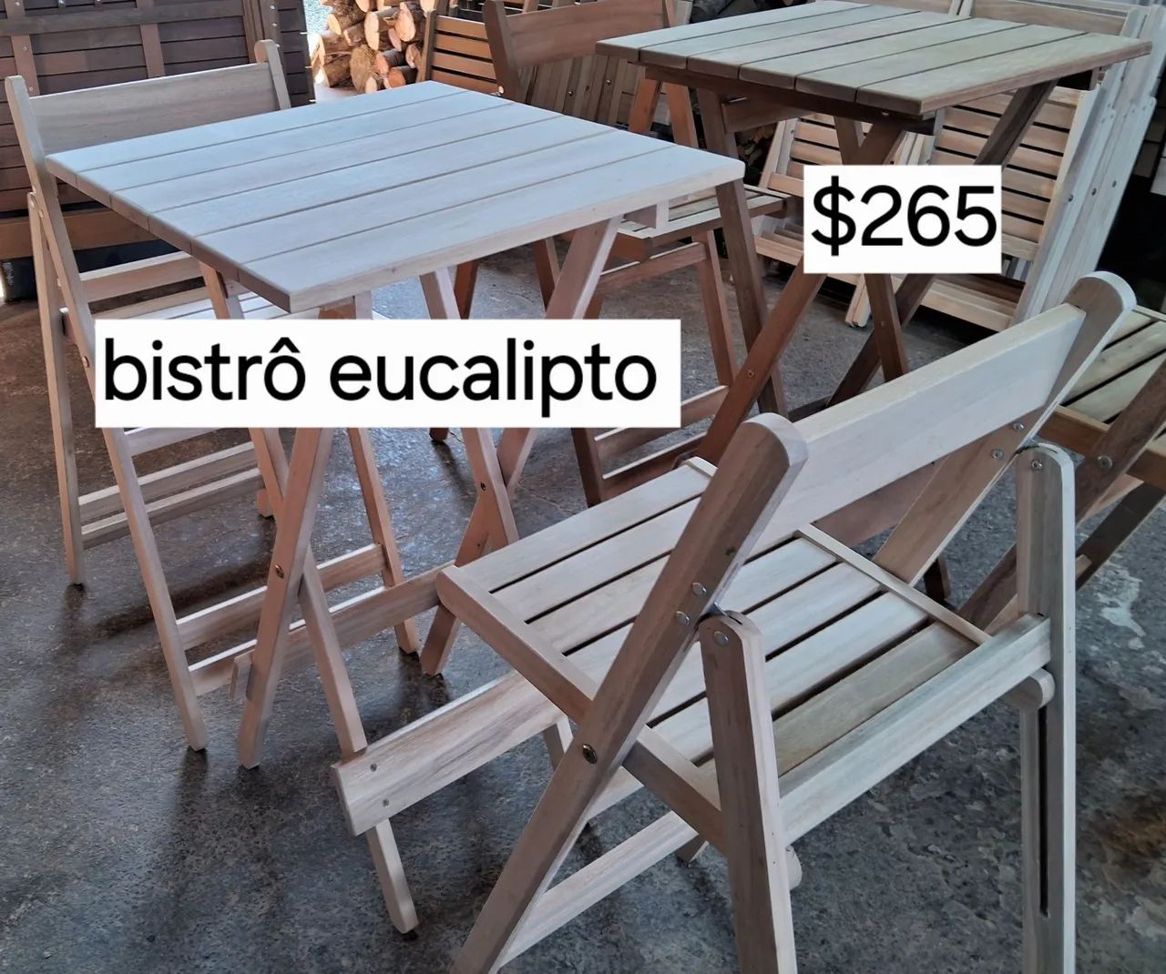 Mesas e cadeiras dobráveis direto de fábrica  - Foto 4