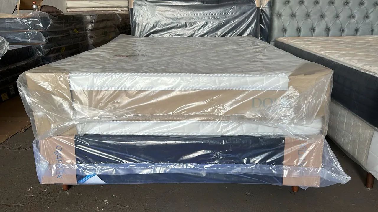 Melhor preço e qualidade cama casal nova molas ensacadas  - Foto 3