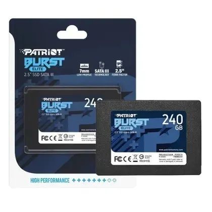 SSD 240GB Sata III Patriot Burst Elite 6GBs Leitura 450MBs e Gravação 320MBs -Instalamos - Foto 2