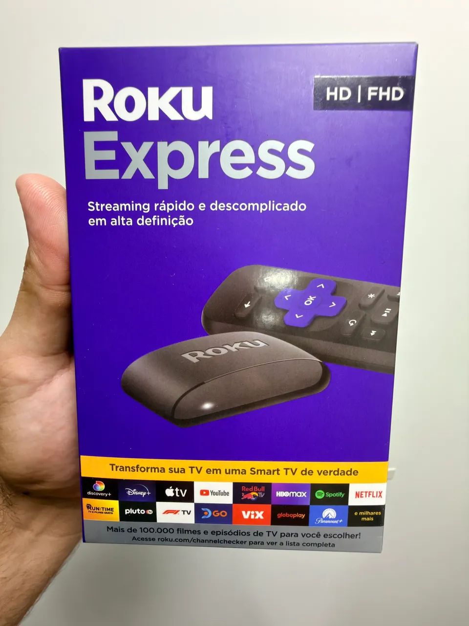 Aparelho roku express novo lacrado