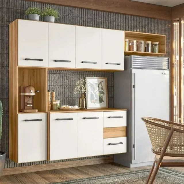 "Design Compacto e Versátil: Cozinha Suspensa Juliete com Estrutura Funcional e Estilo Sof - Foto 2