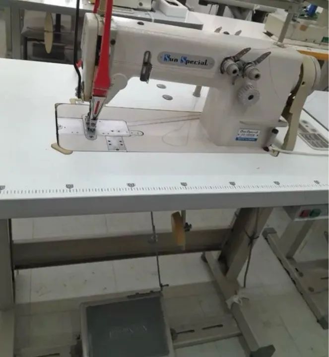 Máquina Industrial Reta Ombro a Ombro Parasuor Ponto Corrente