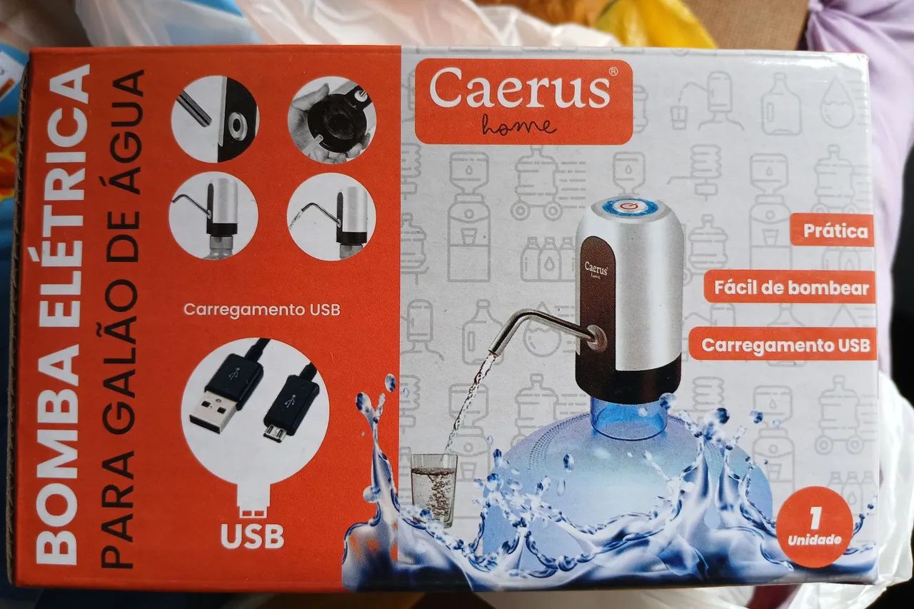Bomba Elétrica Para Galão de Água Caerus Home - Foto 2