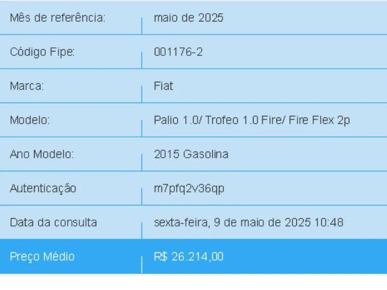 Fiat PALIO 1.0 MPI FIRE 8V FLEX 2P MANUAL - Foto 2