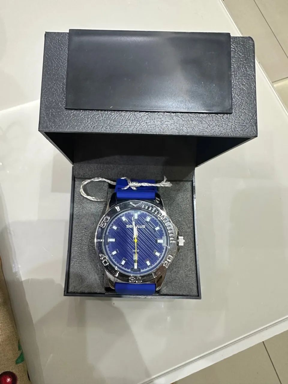 Relógio Seculus Azul 5 ATM Original  - Foto 3