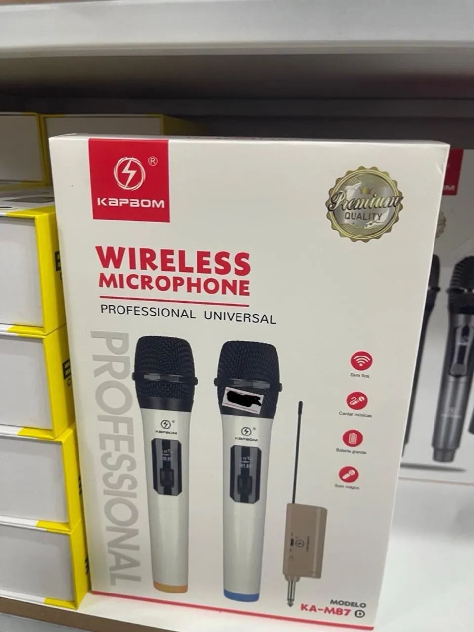 Microfone Sem Fio Profissional KA-M87 - Foto 5