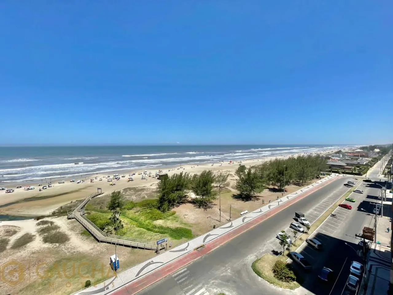 Capão da canoa cobertura com vista para o mar