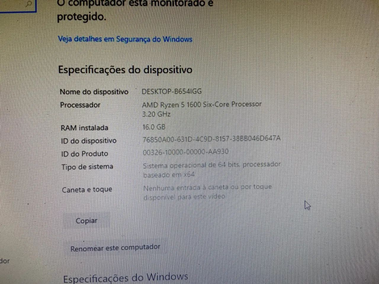 PC Gamer RGB com Gabinete de Vidro Temperado - Foto 5