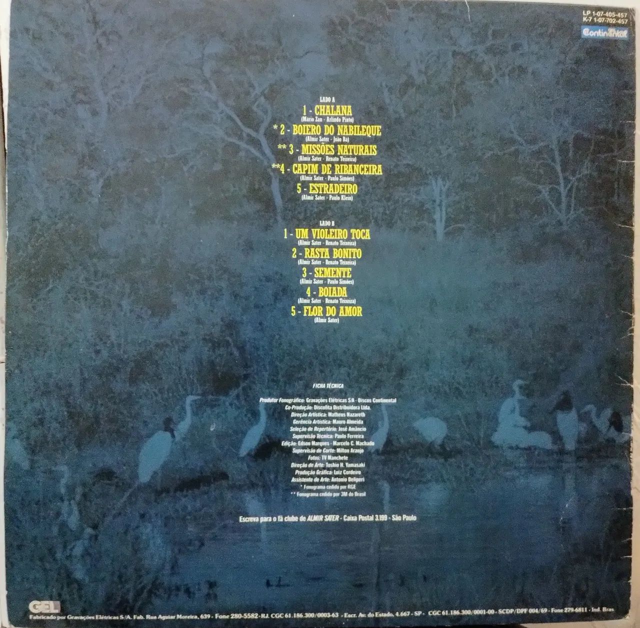 Vinil Almir Sater No Pantanal. - Foto 2