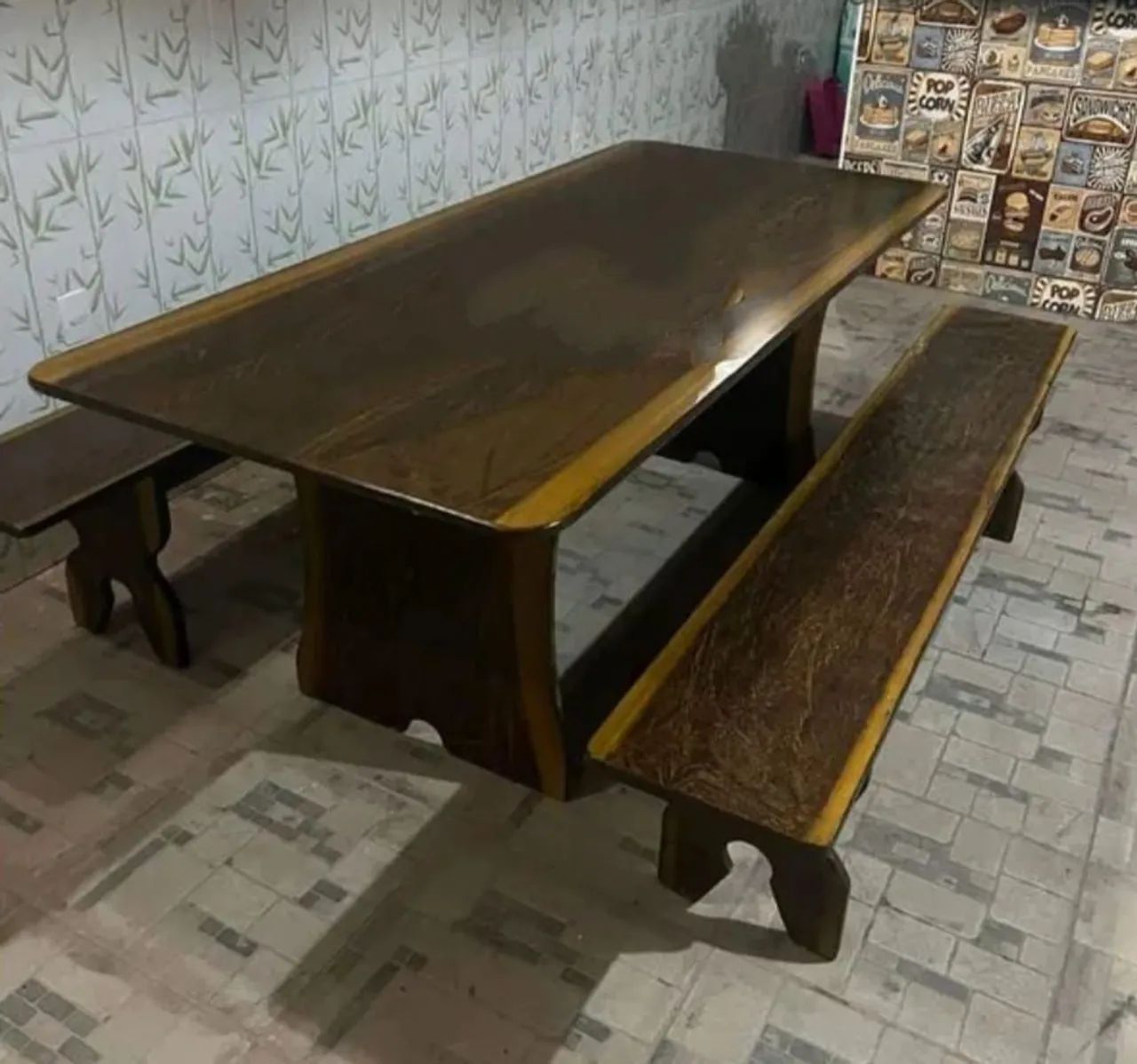 Mesas Artesanal de Ardósia - Design Único !  - Foto 2