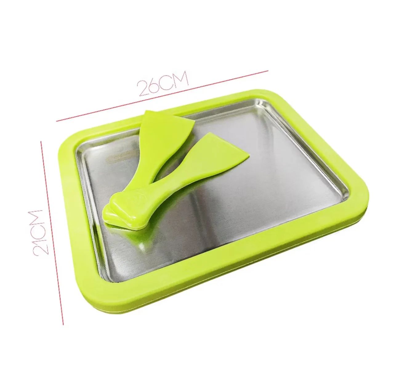 Máquina de fazer sorvete de iogurte em Rolo sem fio com 2 Espatulas para crianças  - A671 - Foto 4