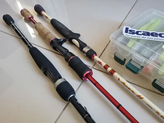 kit de varas de pescaria
