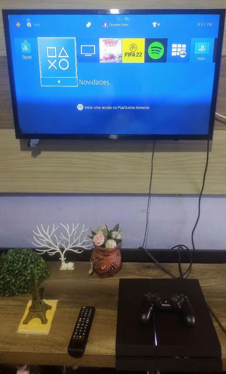 PS4 funcionando perfeitamente 