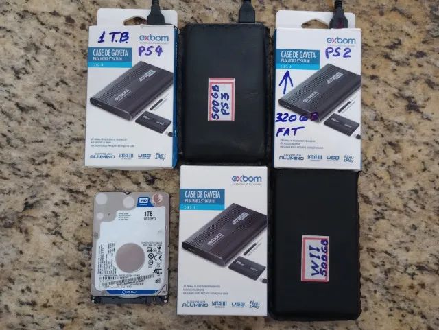 HDs para PS2/3/4, nintendo Wii e Xbox - Foto 2