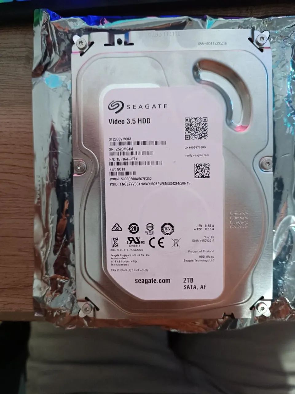 Seagate HDD 2TB *Used64842042092419120