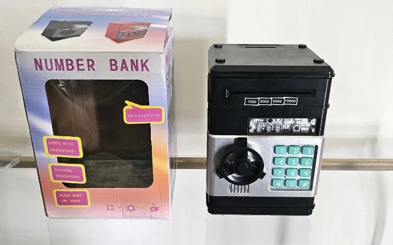 Cofrinho Elétrico Automático Com Senha e Interação