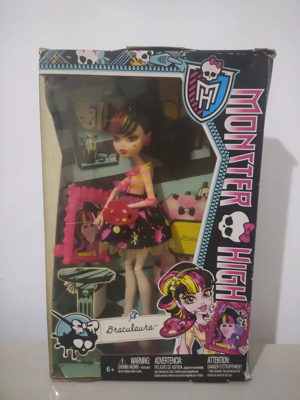Boneca Monster High Draculaura - Art class G1 de 2013