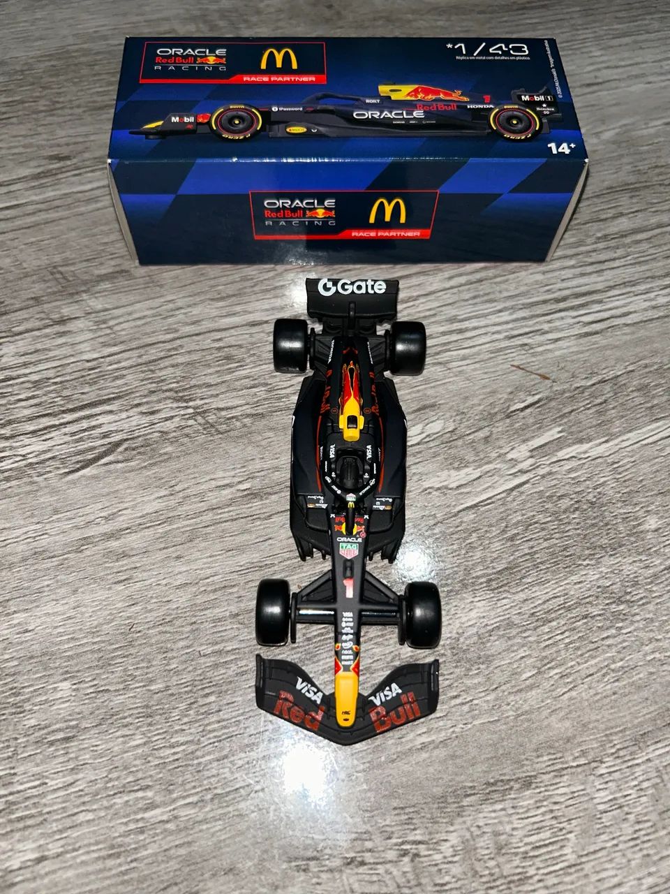 Miniatura Carrinho F1 Redbull Rb21 Max Verstappen 1:43  2025 - Foto 2