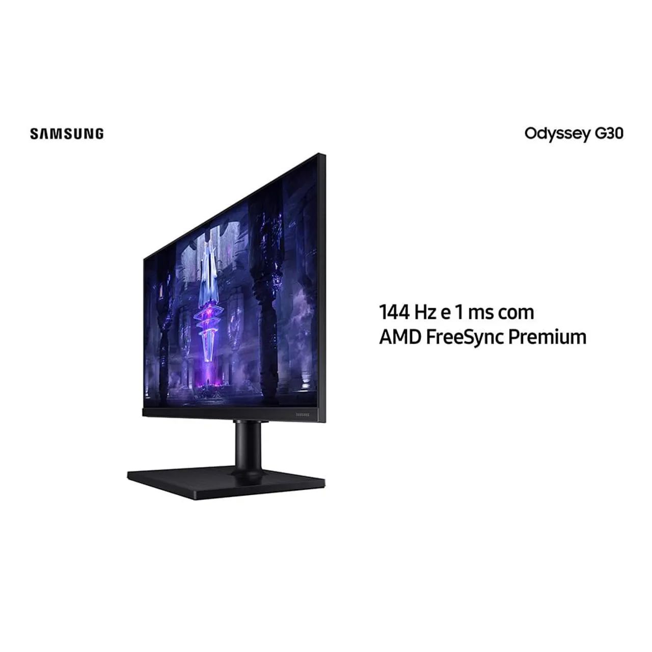 Monitor Samsung odyssey 24p 144hz 1ms - Foto 2