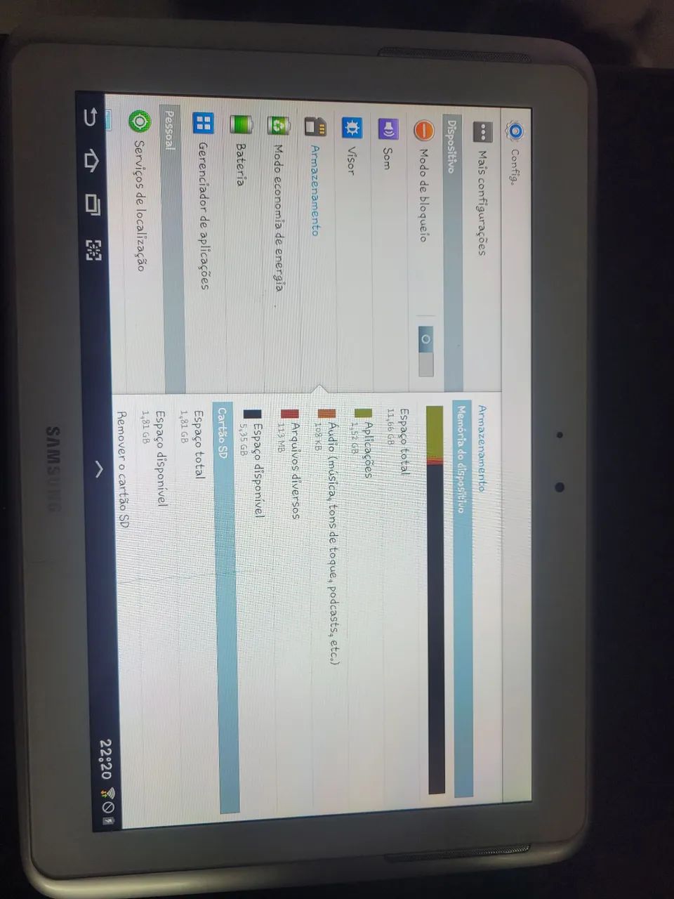 Tablet Samsung Galaxy Note 10.1